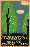 ** T3/T4 Studentske Slavnosti V Kolíne Kveten 1924 / Student Celebrations In Kolín. J. L. Bayer (fa) - Unclassified