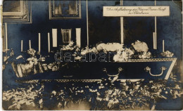 * T2/T3 1916 Die Aufbahrung Des Kaisers Franz Josef In Schönbrunn (Wien, Vienna) / Catafalque Of Franz Joseph I Of Austr - Ohne Zuordnung