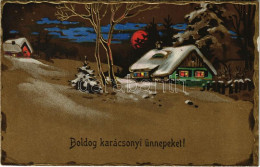 T2/T3 1941 Boldog Karácsonyi ünnepeket! Dombornyomott Litho / Christmas Greeting Emb. Litho (EK) - Zonder Classificatie