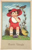 T2/T3 1924 Húsvéti üdvözlet / Easter Greeting Card. Serie 309. S: F. B. (EK) - Sin Clasificación