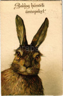 T2/T3 1930 Boldog Húsvéti ünnepeket / Easter Greeting Art Postcard With Rabbit (EB) - Sin Clasificación