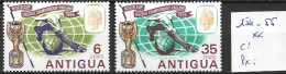 ANTIGUA 154-55 ** Côte 1.75 € - 1960-1981 Autonomía Interna