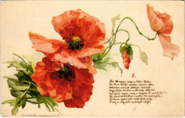 * T2/T3 Flowers. Litho Art Postcard - Ohne Zuordnung