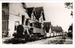 * T2 1953 Krauss & Co. F. J. Loc. I. Mit Mergelzug In Fakso, Ladeplatz (Insel Seeland, Dänemark) / Krauss & Co. Locomoti - Non Classificati