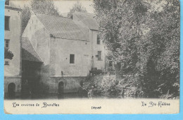 Les Environs De Bruxelles-Anderlecht-Ile Ste-Hélène Sur La Senne-Moulin à Eau à Gauche -+/-1900 - Anderlecht