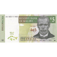 Billet, Malawi, 5 Kwacha, 1997-07-01, KM:36a, NEUF - Malawi
