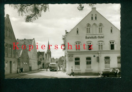 AK Delmenhorst, Bahnhofs-Hotel, Oldenburger Land, Cekade, Gelaufen 1960 - Delmenhorst