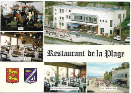 CPM - BAR-BRASSERIE-RESTAURANT "LA  PLAGE" à VILLERVILLE (14) - Restaurantes