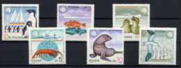 POLOGNE 1987,Station Antarctique, Phoquer, Manchots, Navire, 6 Valeurs Neufs / Mint. R323 - Other & Unclassified