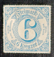 Thurn En Taxis 1866 Mi.nr.53 Postfris Zonder Gom - Postfris