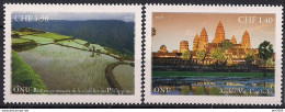 2015  UNO Genf  Mi. 912-3**MNH  UNESCO-Welterbe: Südostasien. - Ungebraucht