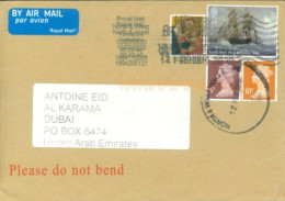 GREAT BRITIAN : 2020 STAMPS  COVER TO DUBAI. - Covers & Documents