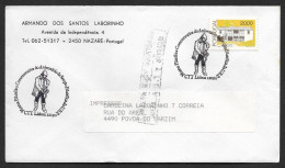 Portugal Lettre Retourné 1990 Cachet Commemoratif  Expo Philatelique Stamp Expo Event Pmk Returned Cover - Maschinenstempel (Werbestempel)