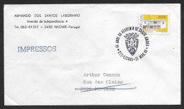 Portugal Lettre Retourné 1990 Cachet Commemoratif  Academia De Santo Amaro Stamp Expo Event Pmk Returned Cover - Annullamenti Meccanici (pubblicitari)