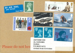 GREAT BRITIAN : 2020 STAMPS  COVER TO GERMANY. - Covers & Documents