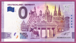 0-Euro XENN 2021-2 # 200 ! DEUTSCHLAND - GERMANY Sehenswürdigkeiten - Private Proofs / Unofficial