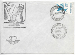 ARGENTINA 1974 1976 POSTMARKS ANTARCTIC BASE MARAMBIO AIR FORCE IN ANTARCTICA - FDC