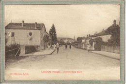 CPA - LAMARCHE (88) - Aspect De L'avenue De La Gare En 1913 - Lamarche