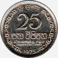 Sri Lanka - 1975 - KM 141.1 - 25 Cents - VF - Look Scans - Sri Lanka (Ceylon)