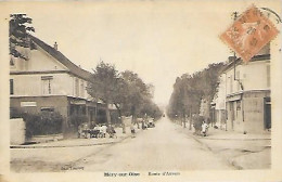 CPA Méry-sur-Oise Route D'Auvers - Mery Sur Oise