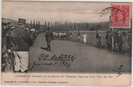 Certamen De Gimnasio En La Cancha Del Valparaiso Sporting Club, Viña Del Mar  Art - 5341 - Chili