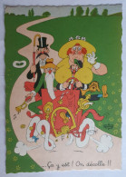 CARTE POSTALE CPSM HUMORISTIQUE ILLUSTRATEUR DUBOUT CA Y EST ! ON DECOLLE !! Ed Du Moulin 1957 - Dubout