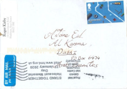GREAT BRITIAN : 2020 STAMP  COVER TO DUBAI. - Lettres & Documents