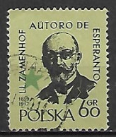 POLOGNE      -    Dr  ZAMENHOF   /   Espéranto   -   Oblitéré . - Esperanto