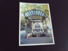 BELLE CARTE  ...."LA STATION DE METRO  ABBESSES"...PHOTO PASCALE JAUSSERAND - Subway