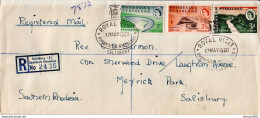 Postal History Cover: Rhodesia-Nyasaland Registered Cover - Rhodésie & Nyasaland (1954-1963)