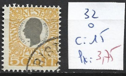 ANTILLES DANOISES 32 Oblitéré Côte 15 € - Danemark (Antilles)