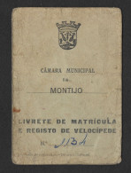 Portugal Montijo Permis De Immatriculation Moto Zundapp 1967 Motorcycle Registration License - Moto