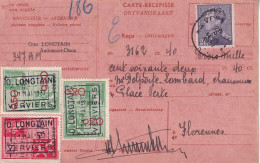 Fiscaux O.longtain 1937 Verviers Florennes - Documenten