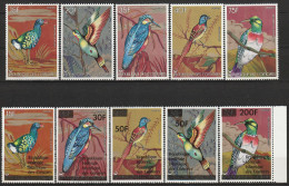 Comores Oiseaux + T P De 1975 Surchargés N°195/199-269/273 **neuf - Comores (1975-...)
