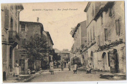 Cpa..84..ROBION..VAUCLUSE..RUE JOSEPH FARAUD - Robion