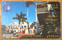 ANTIGUA & BARBUDA EC$ 20 CARIBBEAN CABLE & WIRELESS SCHEDA PREPAID PREPAYÉE TELECARTE TELEFONKARTE PHONECARD - Antigua Et Barbuda