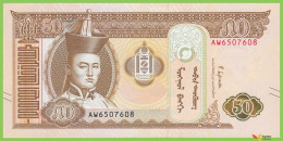 Voyo MONGOLIA 50 Tughrik 2019(2020) P72 B441a  UNC Prefix AW - Mongolia