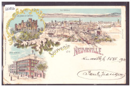 LA NEUVEVILLE - LITHO GIVREE - ( PLUSIEURS ACCROCS A GAUCHE ) - La Neuveville