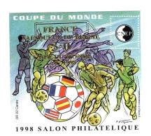 Bloc CNEP N° 27 : Coupe Du Monde 1998 Surchargé. Rare, Voir Le Scan. Cote YT : 54 €. - CNEP
