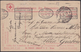 Red Cross       .   Postcard   (2 Scans)       .    O         .    Cancelled - Croix-Rouge