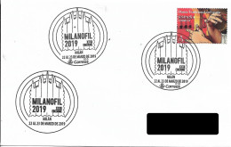 SPAIN. POSTMARK. MILANOFIL. MILAN. 2019 - Macchine Per Obliterare (EMA)