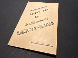 MARLES LES MINES Calendrier 1954 Leroy Rose Épicerie - Other & Unclassified