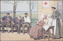 Red Cross       .   Postcard   (2 Scans)       .    **         .    Not Usef - Croix-Rouge