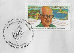 Brazil 2004 Cover Commemorative Cancel Santa Catarina Open Games 8th Exhibition Philatelic Numismatic Association Timbó - Cartas & Documentos