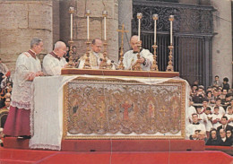 CARTOLINA  CITTA'DEL VATICANO-BASILICA DI S.PIETRO-CERIMONIA PAPALE-VIAGGIATA 1969 - Vaticano