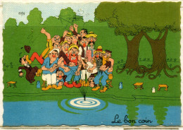 Cpsm Illustrateur Dubout - Le Bon Coin, Pêcheurs - 2e Tirage 1958 - Dubout