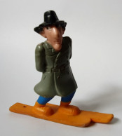 FIGURINE INSPECTEUR GADGET - Inspecteur Gadget A Skis - BANDAI 1983 (2) - Autres & Non Classés