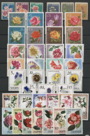 ALBANIE SHQIPERIA 1961 - 1972 7 Séries Complètes Entre N° 555 Et 1368 (voir Description) Neufs ** (MNH) FLEURS FLOWERS - Albanien