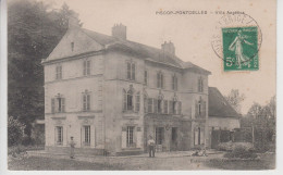 CPA Piscop-Poncelles - Villa Angélina (avec Petite Animation) - Pontcelles