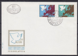 ⁕ Yugoslavia 1977 ⁕ Europe KSZE Mi.1692-1693 ⁕ FDC Cover - FDC